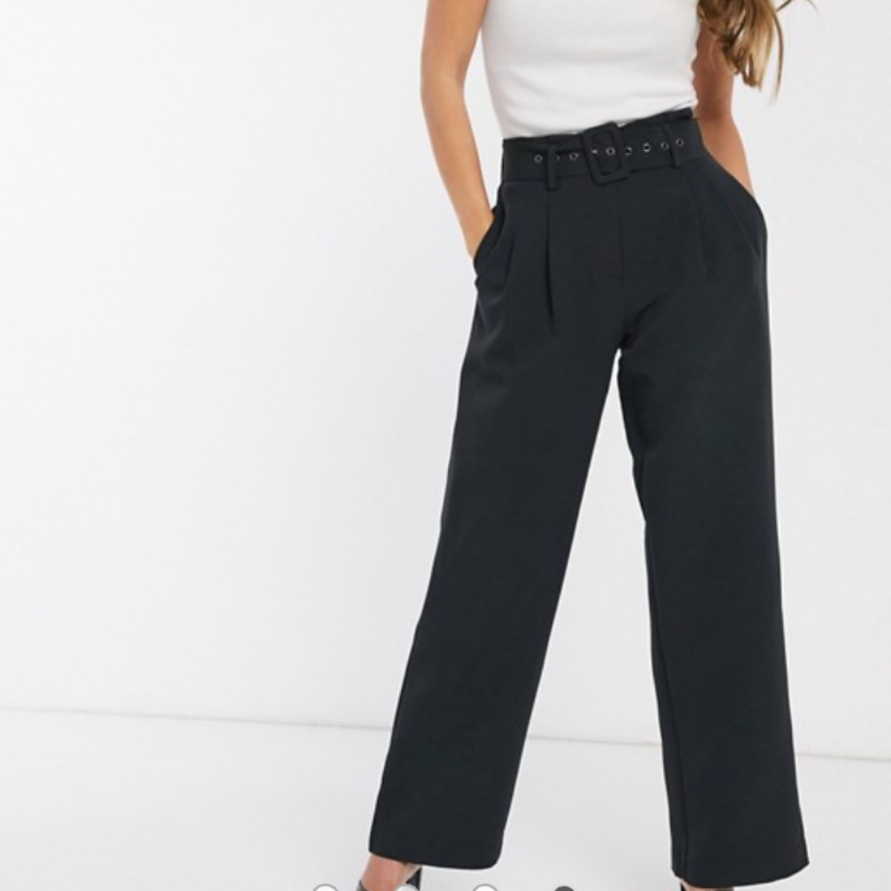 Y.A.S Dinah high waisted belted pants